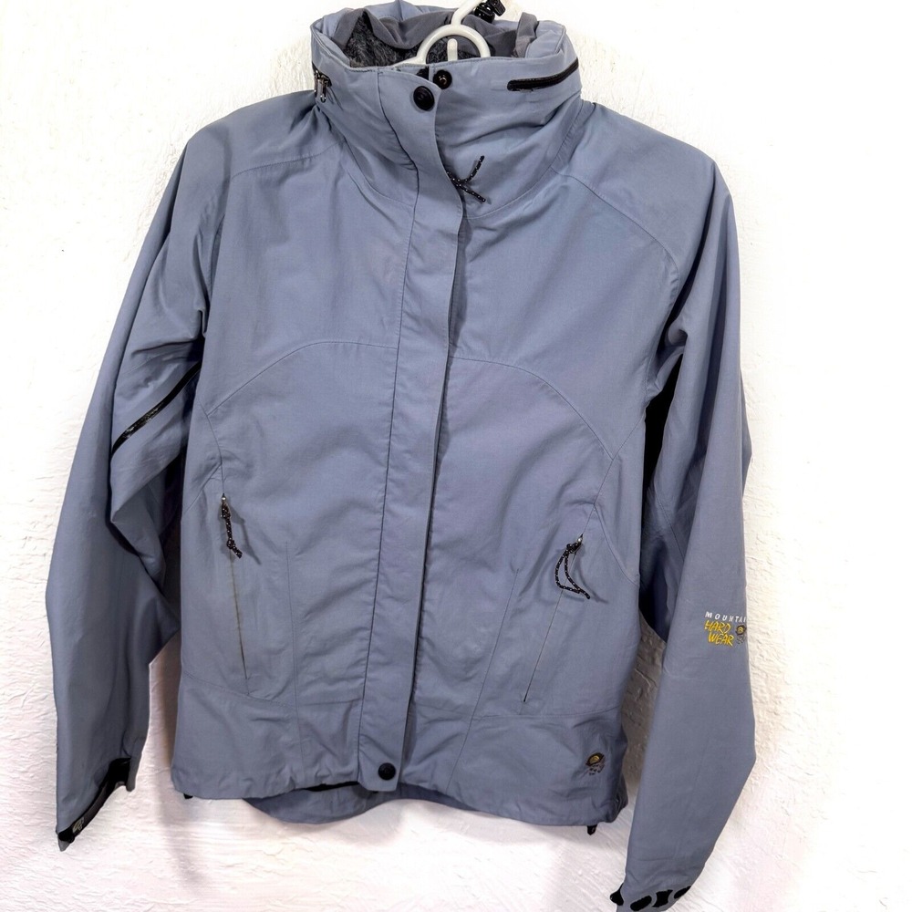 Columbia Lt. Blue Mountain Hard Wear Hooded Ski Jacket
